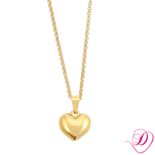 Ketting hartje goud