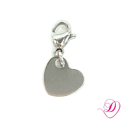 Bedel hartje zilver Bedel hartje zilver