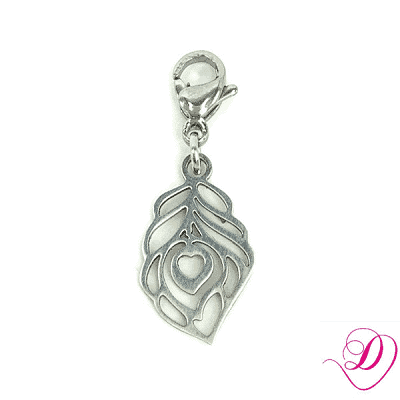 Bedel ovaal blad zilver Bedel ovaal blad zilver