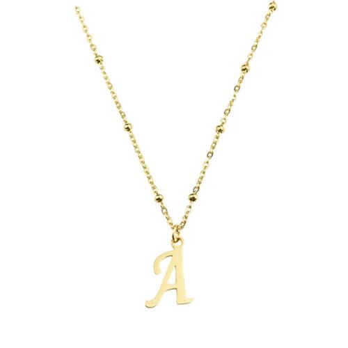 Letter-ketting-goud