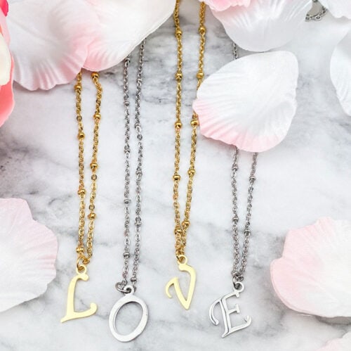 Letterketting-zilver-of-goud-webshop-Bijou-Daisy