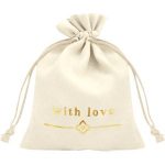 Sieradenzakje wit with love