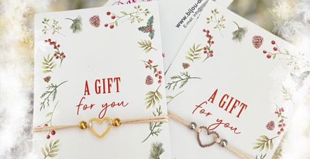 Armbandje op kaartje a gift for you