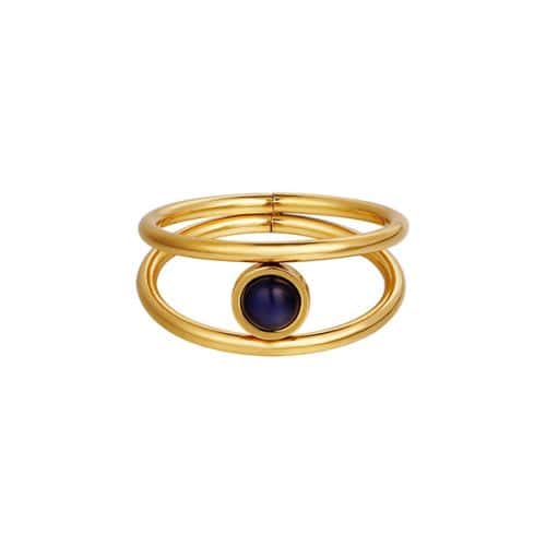 Ring-blauwe-emaille-goud