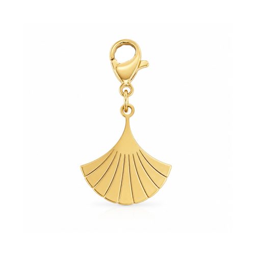 Bedel ginkgo stainless steel voor bedelarmband Create Your Own