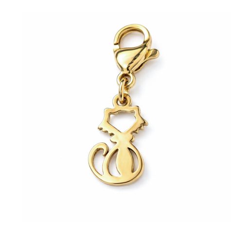 Bedel kat — stainless steel goud